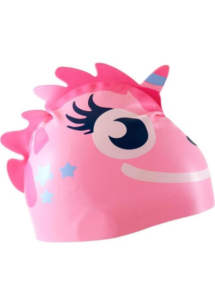 - Silikon Bone Havuz Deniz Bonesi Yüzücü Bonesi Pembe Genişleyebilen Yetişkin Çocuk