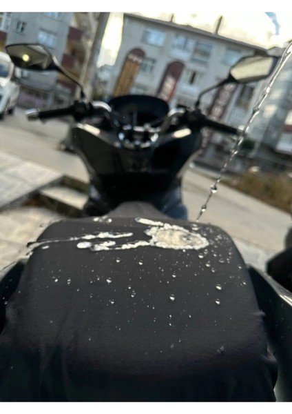 Sym Joymax Motosiklet Siyah Su Geçirmez Sele Kılıfı Örtüsü