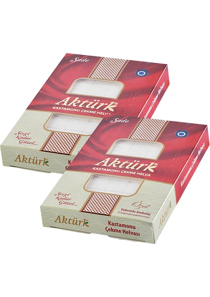 Kastamonu Çekme Helva Sade 250 gr x 2 Adet