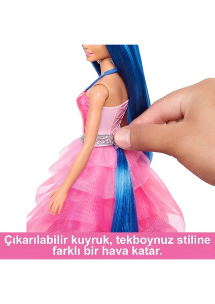 Mavi Saçlı Prenses Bebek 29 cm modelleri