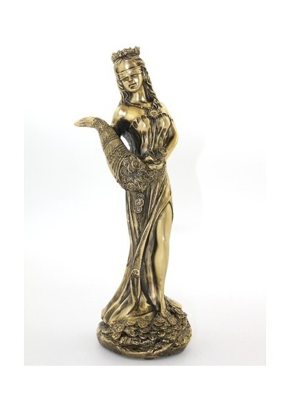 Polyester Bereket Tanrıçası Fortuna Figürü Model 2