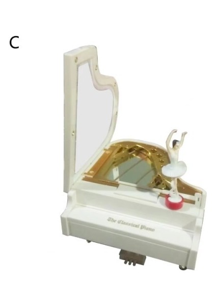 Balerin Figürlü Piyano Müzik Kutusu