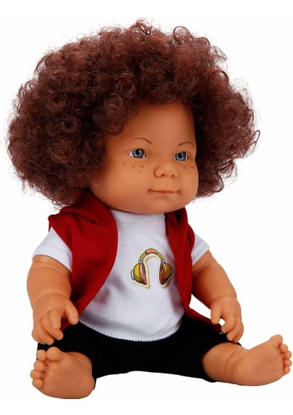 Kıvırcık Saçlı Curly Bebek - 35 cm