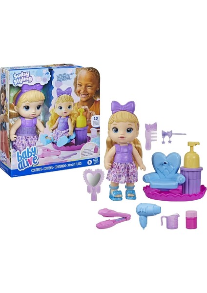 Baby Alive Köpüklü Saç Tasarımı Eğlencesi F5112