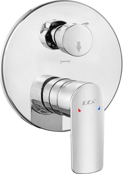 Eca Lia Yuvarlak Ankastre Gömme Banyo Bataryası Duş Seti Tüm Parçalar Dahil 30X30 fiyatları