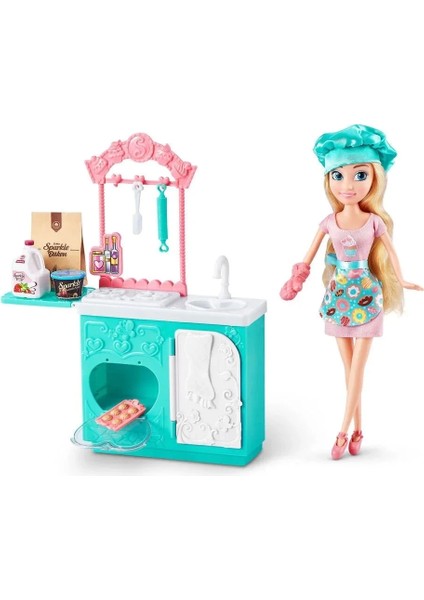 Sparkle Girlz Aşçı Bebek ve Oyun Seti 27CM