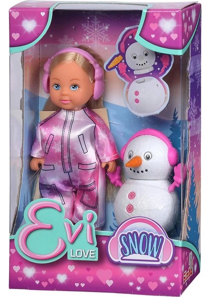Evi Love Sevimli Kar Kıyafeti ve Kardan Adam 12 cm