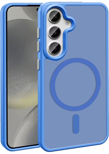 Galaxy S25 Kılıf Magsafe Şarj Özellikli Mat Arka Yüzey Sio Kılıf