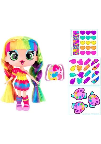 Decora Girlz Büyük Moda Bebek ve Oyun Seti 15 cm