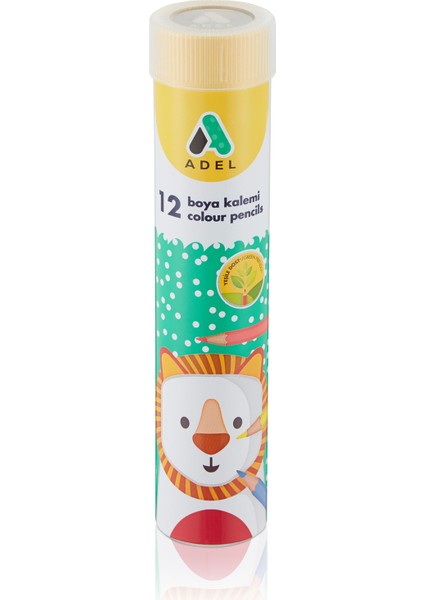 Metal Tüp Boya Kalemi Tam Boy 12 Renkli Kuru Boyadan 48 Takımlık Set