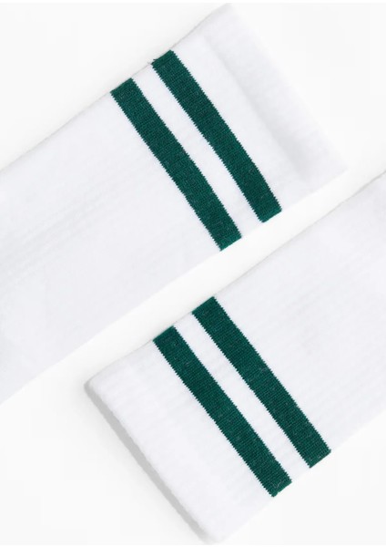 3'lü Havlu Taban (Tabanı Kalın) Dikişsiz Boğazı Lastik Örgülü Triko Tenis Çorabı fiyatları
