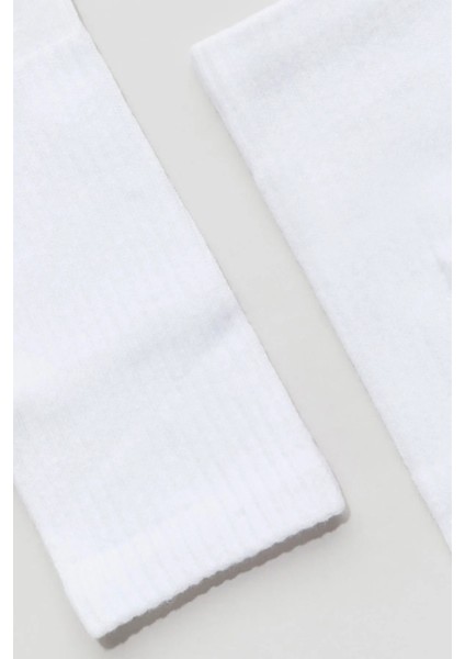 3'lü Havlu Taban (Tabanı Kalın) Dikişsiz Boğazı Lastik Örgülü Triko Tenis Çorabı fiyatları