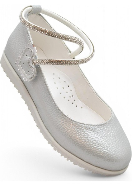 2025 Rahat Taban Cırtlı Kız Çocuk Babet Ayakkabı Düğün Abiye Nişan Ev Babeti