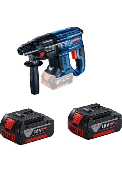 Professional GBH 180 Lı 5 Ah Çift Akülü Kırıcı Delici
