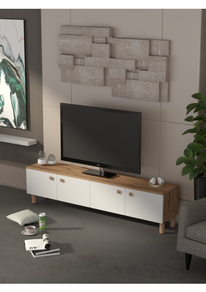 Bohem 180 cm Beyaz Tv Ünitesi modelleri