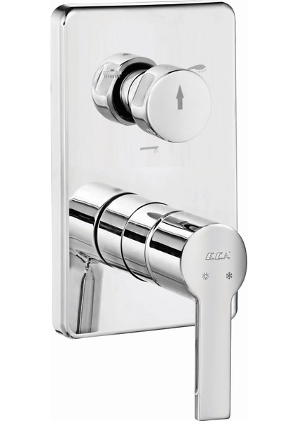 Eca Delta Ankastre Gömme Banyo Bataryası Duş Seti Tüm Parçalar Dahil 40X40 fiyatları