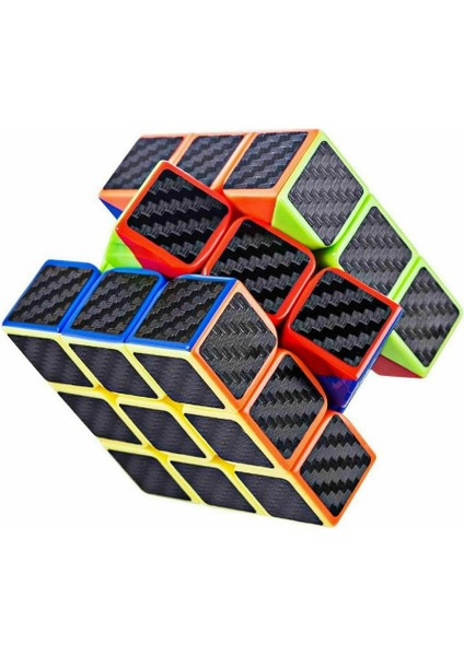 6 Pcs Professıonal 3x3 Qy Speed Cube 3x3 Corbon Fiber Cube 6 Adet Vıp 3x3 Zeka Küpü 3x3 Rubiks Cube fırsatları