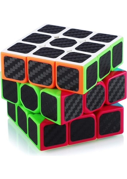Professıonal 3x3 Qy Speed Cube 3x3 Corbon Fiber Cube Vıp 3x3 Zeka Küpü 3x3 Hız Küpü 3x3 Rubiks Cube fırsatları