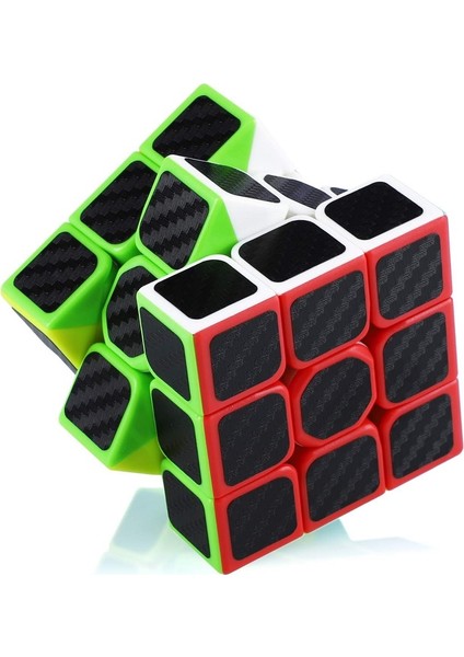 Professıonal 3x3 Qy Speed Cube 3x3 Corbon Fiber Cube Vıp 3x3 Zeka Küpü 3x3 Hız Küpü 3x3 Rubiks Cube indirimleri