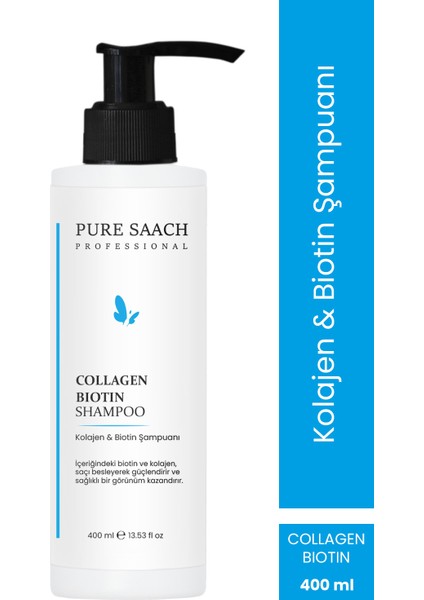 PURE SAACH PROFESSİONAL BİOTİN COLLAGEN YOĞUN BAKIM DÖKÜLME ÖNLEYİCİ ŞAMPUAN