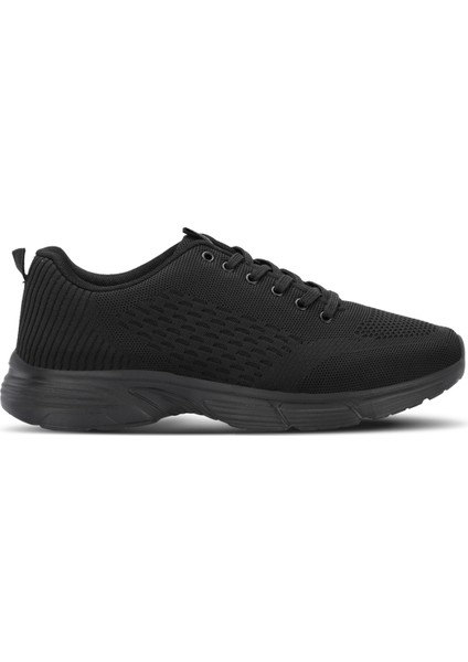 LEVER I Büyük Beden Erkek Sneaker Koşu & Yürüyüş Ayakkabısı Siyah / Siyah