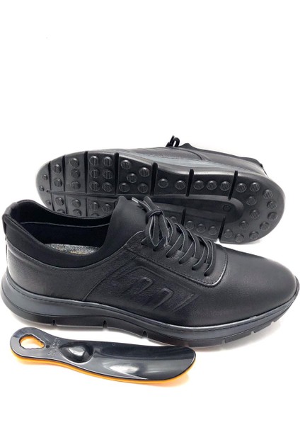 Büyük Numara Hakiki Deri Ortopedik Erkek Ayakkabı