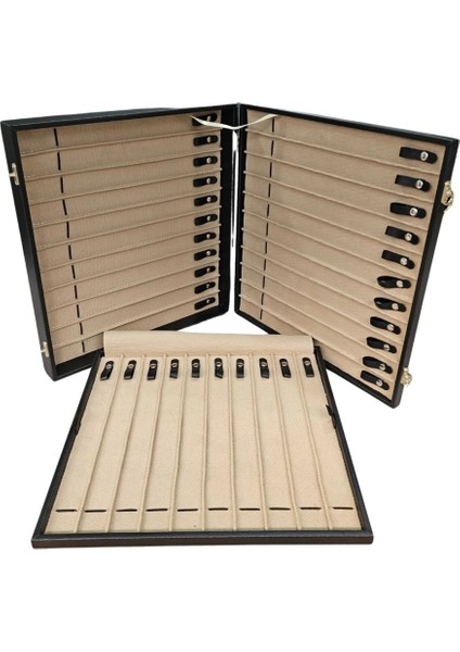 32'li Iki Katlı Tesbih (Ahşap Kasa) Siyah Deri Çanta& Kutu 35X38 cm modelleri
