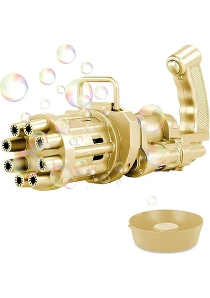 Gold Çoklu Köpük Atan Köpük Tabancası Bubbles Gun Baloncuk Tabancası Pilli Köpük Makinası Gold Gun modelleri