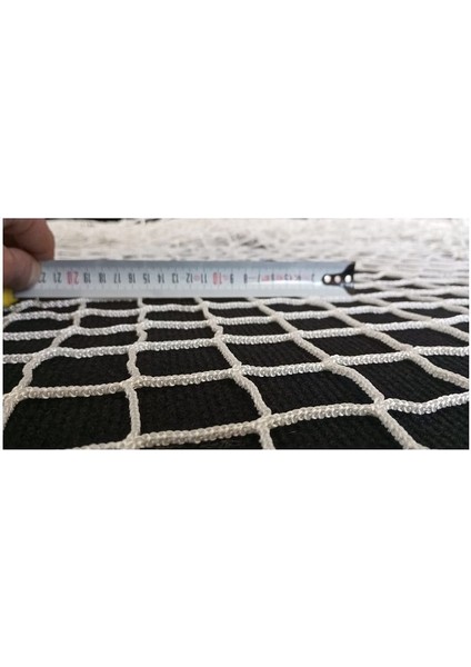 Balkon Filesi 2,50 x 6 Metre Kalın Kedi Kilesi Montaj Malzemeli 3mm Çocuk Güvenlik Ağı Göz 4 cm
