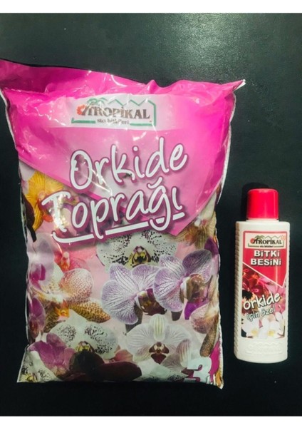Orkide Besini ve Toprağı 2'li Paket
