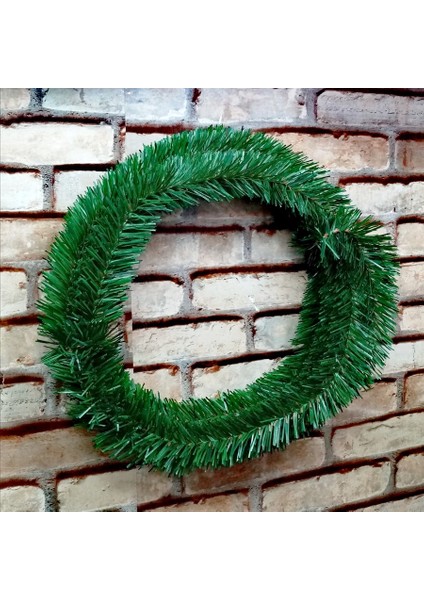 Vıp 5 Metre Yeşil Çam Dalı Yeşil Yılbaşı Garlandı Yeşil Garland Yeşil Noel Ağacı Dalı Dekor Süsleme