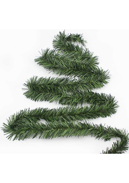 Yılbaşı Garlandı Yeşil Çam Dalı 5 Metre Yeşil Çam Dalı Yeşil Garland 5 Metre Noel Ağacı Dalı