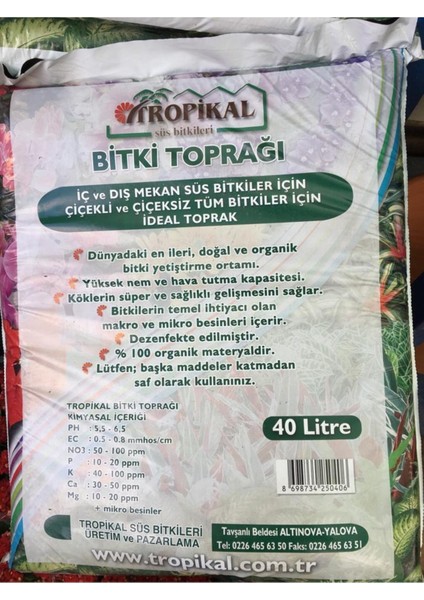 Bitki Toprağı Perlit Karışımlı 40 Lt fiyatları