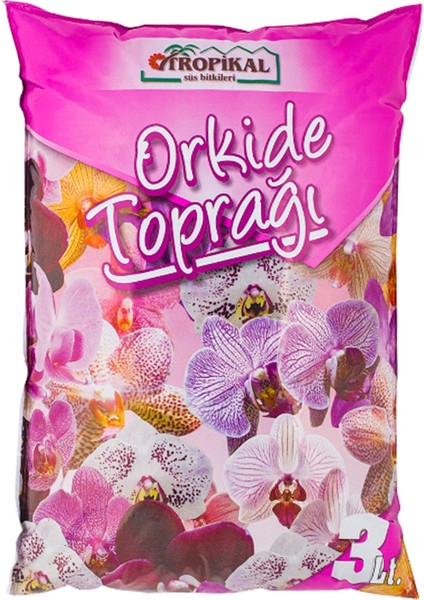 Özel Karışımlı 3lt Orkide Toprağı ve Orkide Besini Vitamini