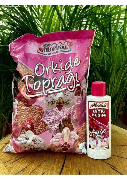 Orkide Toprağı 3 Lt + Orkide Çiçek Açtıran Bitki Besini 225 ml