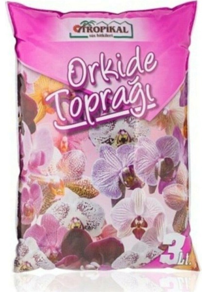 Orkide Toprağı Besleyici Düzenleyici Vitaminli Orkide Toprağı 3lt