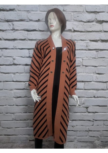 Çizgili Pike Hırka M2371