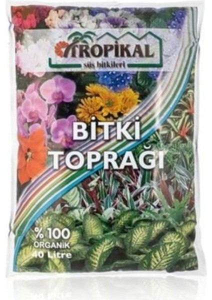 Organik Genel Bitki Toprağı 40 Litre