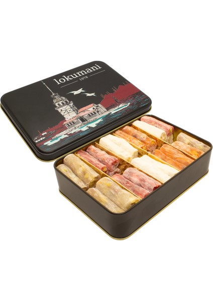 Karışık Antep Fıstıklı Parmak Lokum 820 gr