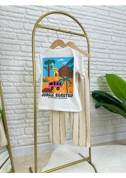 Erkek Çocuk Grafiti Kabartma Sırt Bakı Detaylı Alt-Üst Takım modelleri