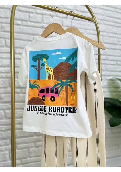 Erkek Çocuk Grafiti Kabartma Sırt Bakı Detaylı Alt-Üst Takım indirimleri