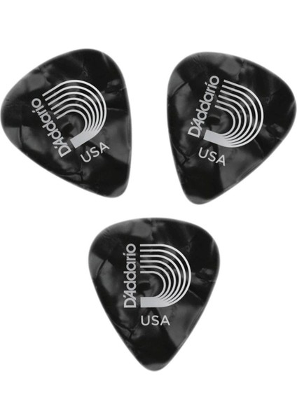 1cap4-Bk 3 Adet Gitar Pena 0.70 mm Siyah Medium