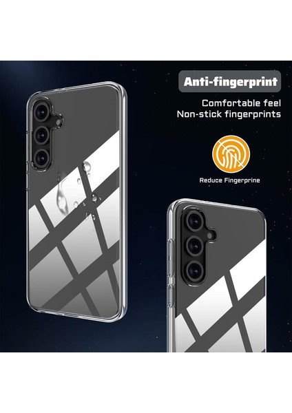 Samsung Galaxy S24 Fe Şeffaf Tpu Çizilmez Telefon Kılıfı + 2.5d Ark Kenar Ekran Koruyucu Için (Yurt Dışından) fiyatları