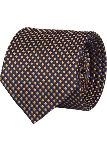 Hand Made Sarı Lacivert Kravat & Mendil & Kol Düğmesi Hediye Seti fırsatları