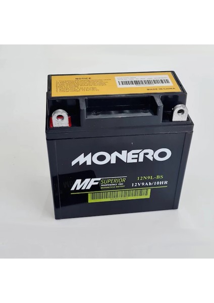 Lifan Kp 150 TR150-10B Monero Marka Akü 12V 9A