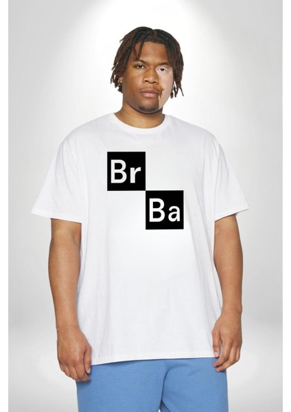 Br Ba Kimya Breaking Bad Beyaz Büyük Beden Kadın Erkek Ünisex Basic Ön Baskılı Tişört indirimleri