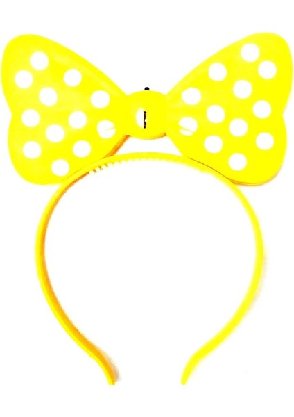 Sarı Işıklı Taç Yellow Headband LED Light Sarı Minnie Mouse Işıklı Taç Sarı Miki Taç Konser Işıkları