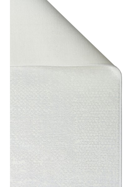 Sateen St 21 White x w Hav Vermez Yıkanabilir Kaymaz Ince Dokuma Modern Makine Dokuması Halı indirimleri
