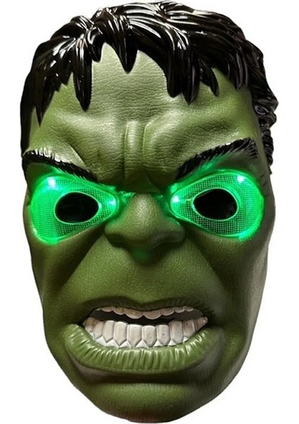 LED Işıklı Maske Işıklı Hulk Maskesi LED Light Hulk Mask Yeşil Adam Maskesi Işıklı Cadılar Bayramı Maskesi fiyatları