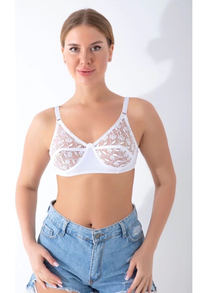 Beyaz Dantelli Sütyen - 506 modelleri